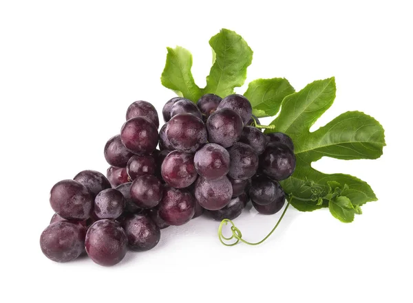 Bunch Grapes Isolated White Background — Stock Photo, Image