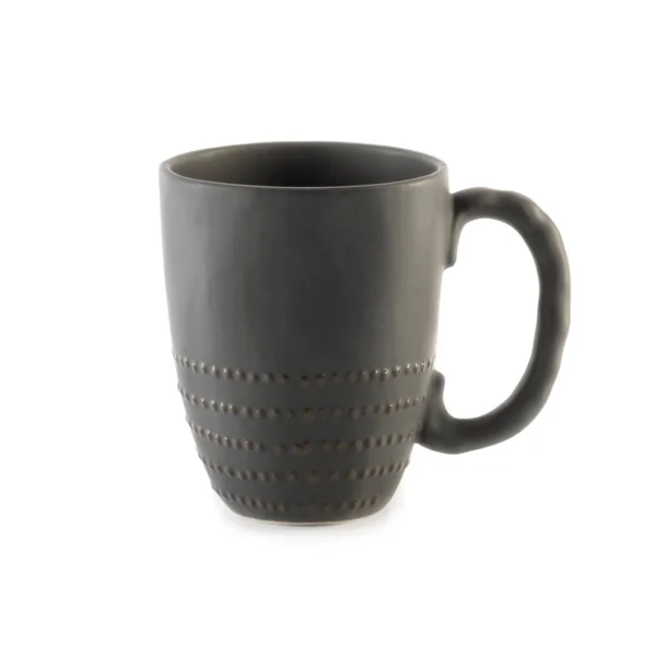 Leere Tasse Kaffee Oder Becher Auf Weißem Hintergrund — Stockfoto