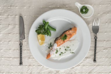 Somon balığı Izgara Bonfile