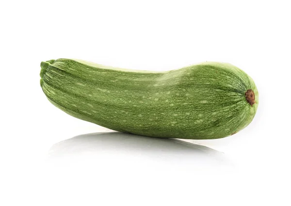 Fresh green zucchini  isolated on white background — Stock Photo, Image