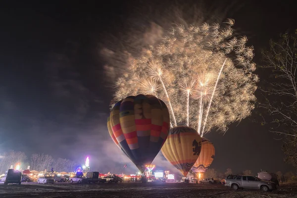 Lampang, Tayland 10 Şubat 2018:Lampang Balon Fiesta 2018 — Stok fotoğraf