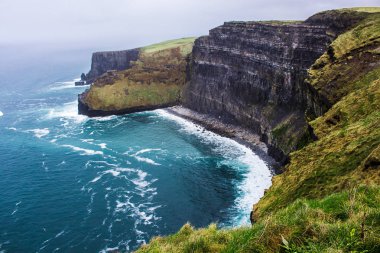 Moher kayalıklarla manzara, İrlanda, Europe