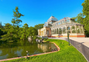 Palace De Cristal, Retiro parkında, Madrid 