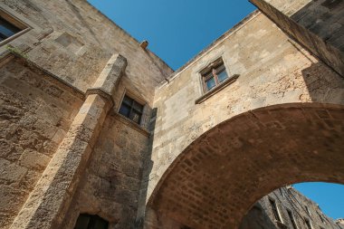 Rodos'taki eski şehir, Yunanistan 