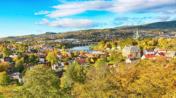 Fall i Trondheim — Stockfoto