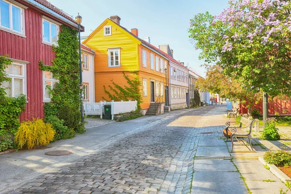 Bakklandet, Trondheim — Stockfoto