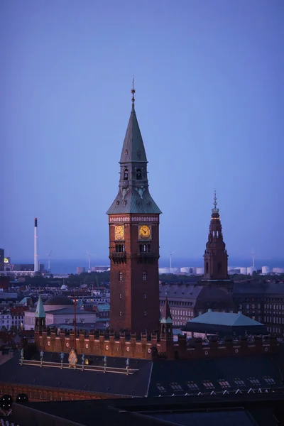Crepúsculo em Copenhague — Fotografia de Stock