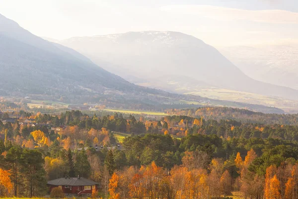 Herbst in oppdal, Norwegen — Stockfoto