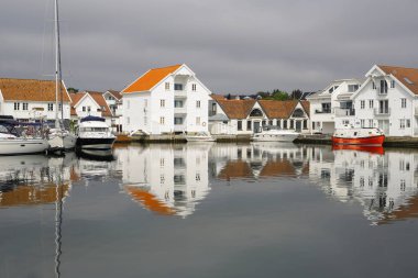 Norveç'in Skudeneshavn kasabası