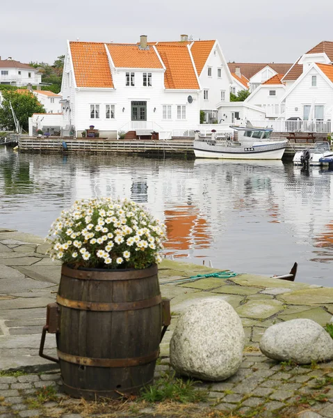 Norvég város Skudeneshavn — Stock Fotó