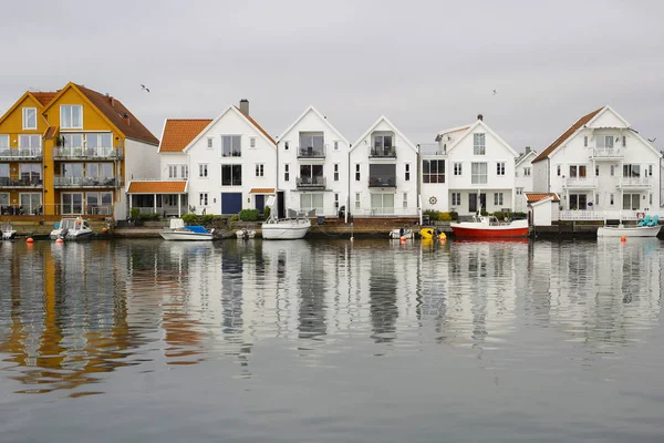 Norské město Skudeneshavn — Stock fotografie