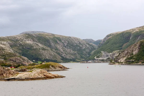 Costa Norvegese Veduta Del Fiordo Svesfjord — Foto Stock