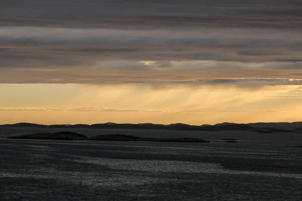 ノルウェーの海岸 ノルウェー海のヴィクナの景色 — ストック写真