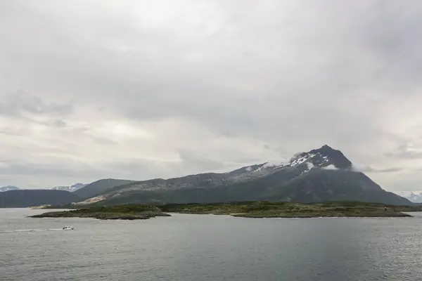 Νορβηγική Ακτή Θέα Του Saltfjord — Φωτογραφία Αρχείου
