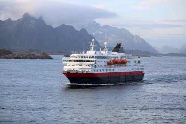 Vestfjorden, Lofoten Adaları, Norveç 'te gemi turu 