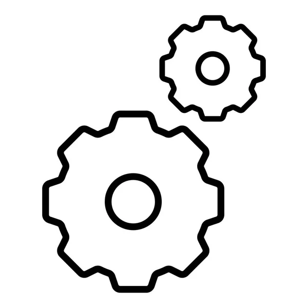 Redskap Ikonen Isolerad Grupp Vit Bakgrund Symbol Reparera Inställningen För — Stock vektor