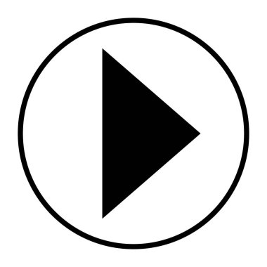 ok simgesi ileri oyun düğmesi beyaz arka planda siyah olarak tur android Web sitesi IOS apk apps için çok daha fazla