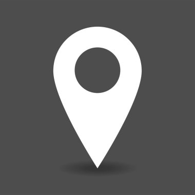 yer yer simge vektör arka plan basit pürüzsüz eps 10 haritalar android IOS apps apk için ile izole