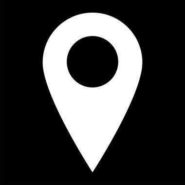 yer yer simge vektör arka plan basit pürüzsüz eps 10 haritalar android IOS apps apk için ile izole