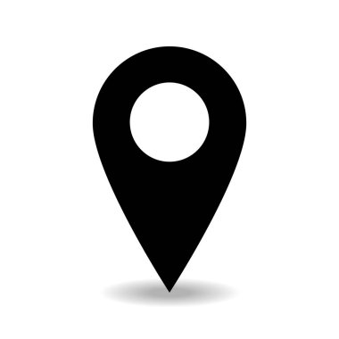 yer yer simge vektör arka plan basit pürüzsüz eps 10 haritalar android IOS apps apk için ile izole