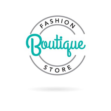 butik moda mağazası için moda basit logo tasarım vintage ve modern stil ya da etiket etiketleri web sitesi için çok daha fazlası
