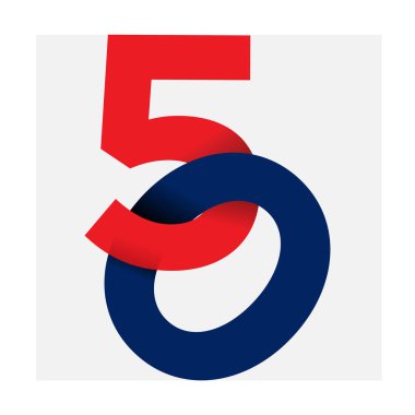 kutlamak veya yıldönümü için sayı illüstrasyon izole logo da logo şirketi için kullanabilirsiniz