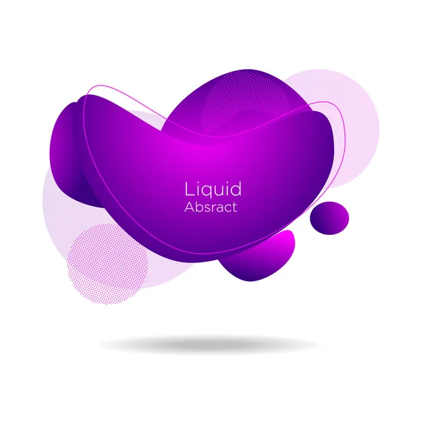 Sıvı soyut modern design_2 vektör izole