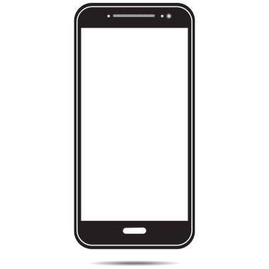 yeni telefon şablonu siyah beyaz beyaz beyaz arka plan-03 içinde önizleme Ui Ux sunum ve daha mockup için izole