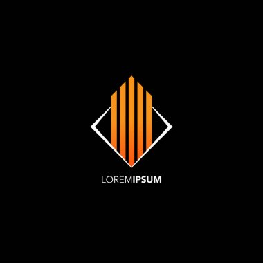 Mimarlık ve inşaat alanındaki şirketler için logo gökdelen inşaatı çok basit ve düzenlenmesi kolay.