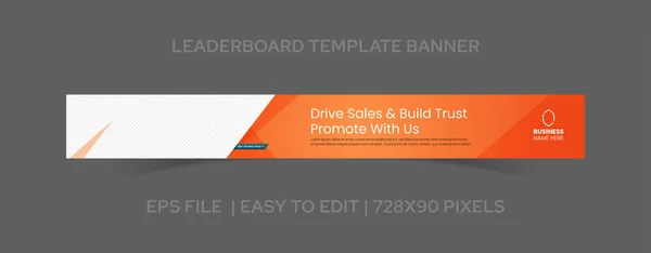 Lider pano şablonu 728x90 piksel