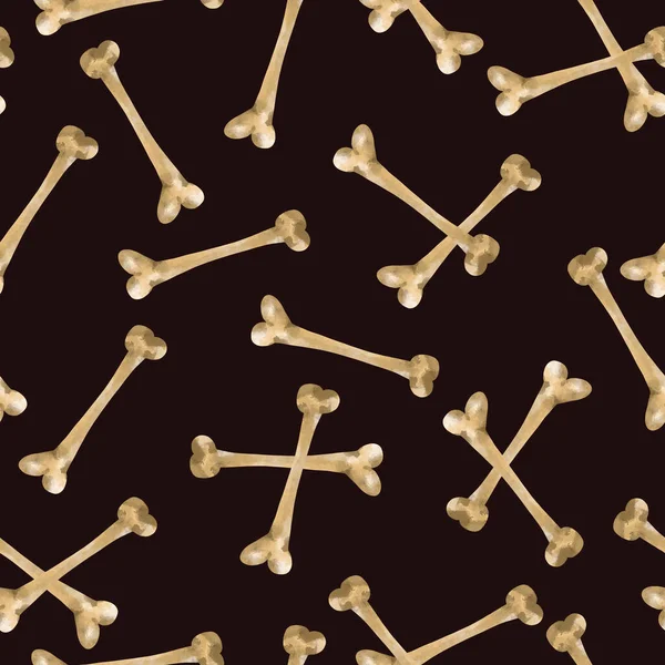 Funny Bones Seamless Pattern Day Dead Texture Cinco Mayo Wallpaper — Stock Photo, Image