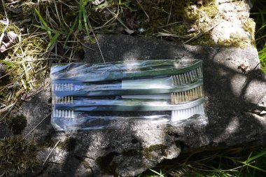 Pas Temizleme için küçük fırçalar. Ayrıca uygun toprak ve diğer uygulamaların içinde belgili tanımlık ev Temizleme.