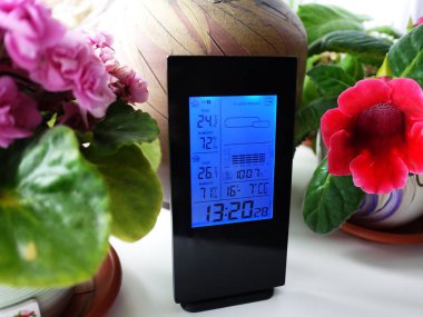 Elektronik hava durumu hava durumu ve diğer parametreleri izleme istasyonu