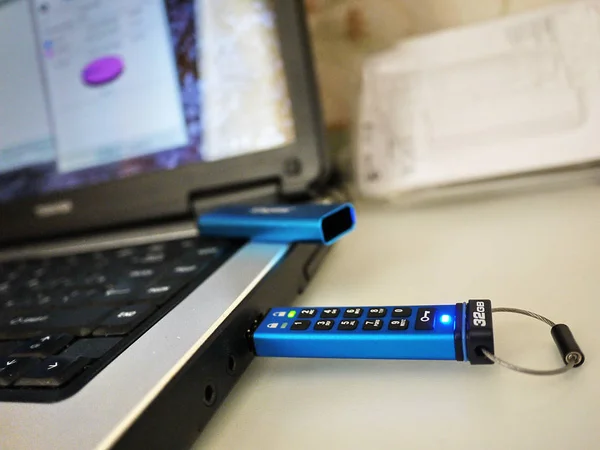 USB flash drive to store your data and multimedia files