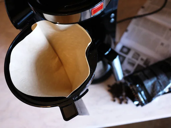 Drip Coffee Machine Brewing Coffee Every Day Can Applied Home — Stock Photo, Image