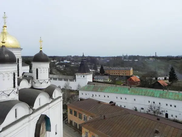 Pafnutyev Borovsky Klooster Kaluga Regio Heilige Plaats Vakantie Pasen Voorjaar — Stockfoto