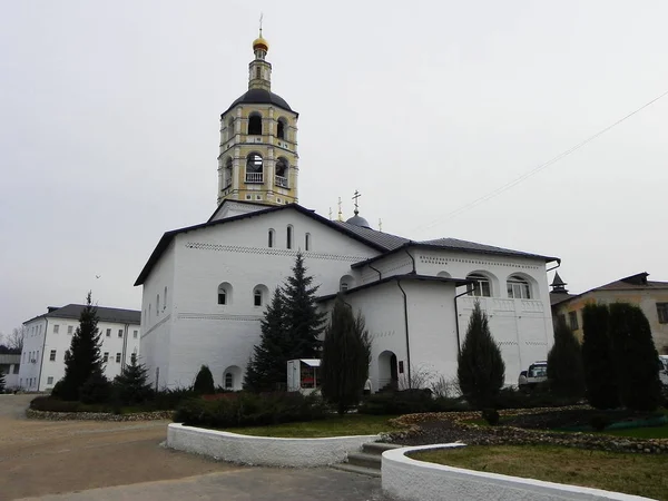 Monastère Saint Pafnutyev Borovsky Région Kalouga Lieu Saint Fête Pâques — Photo