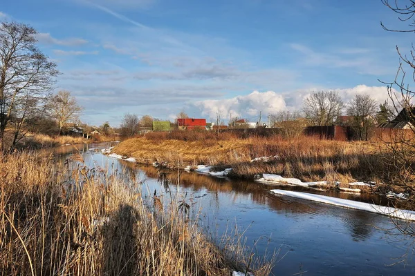 Prachtige Landschappen Van Russisch Europese Aard Landschappen Van Alle Seizoenen — Stockfoto