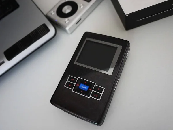 Personal Mp3 Player Listen Your Favorite Tunes Artists Music Player — Stock Photo, Image