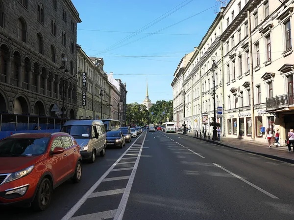 Admiralita Petrohradu Mořské Hlavní Město Ruska Podrobnosti Detail — Stock fotografie