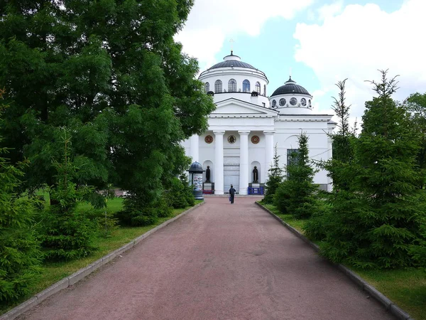 Catherine Park Tsarskoje Selo Catherine Palace Ryssland Petersburg Besöks Turister — Stockfoto