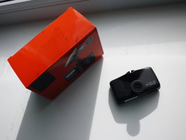 Araç sürüş sırasında trafik durumu kaydetmek için video kaydedici. Otomobil ve kamyon hem de kullanılabilir.