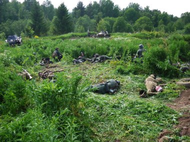 II. Dünya Savaşı savaşının yeniden inşası. Sovyet ve Alman ekipmanları. Moskova savaşında Sovyet birlikleri ve Nazi Almanyası.