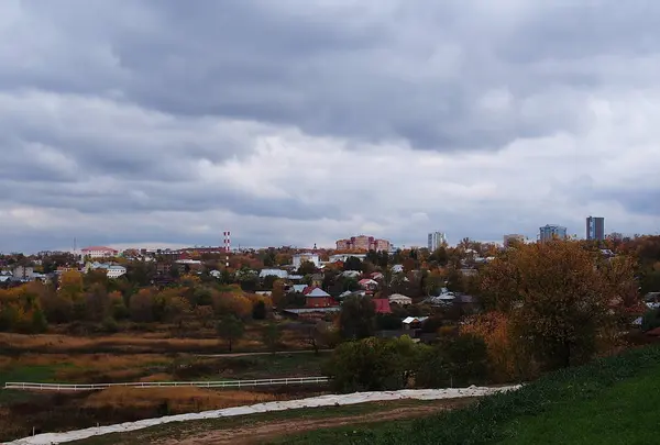 Autumn City Beautiful Nature Walk Details Close — Stock Photo, Image