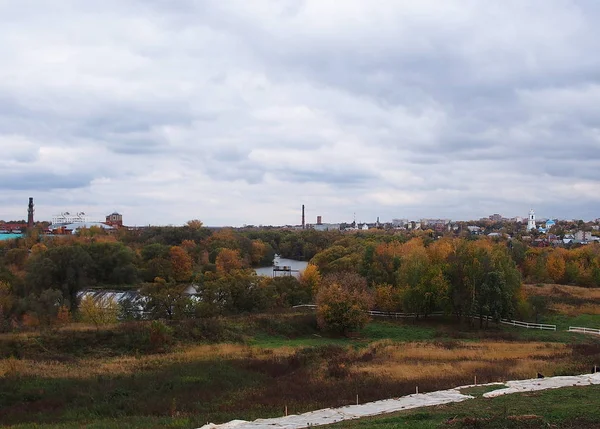 Осень Городе Природа Прогулки Подробности Крупный План — стоковое фото