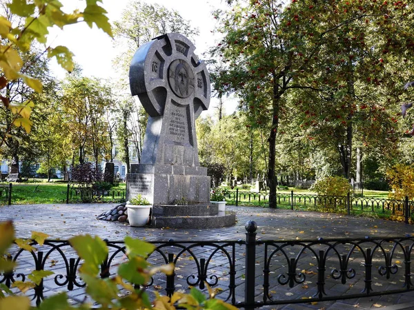 Alexander Nevsky Lavra Beautiful Sacred Place Details Close — Stock Photo, Image