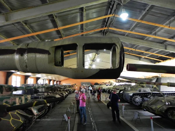 Museum Van Tanks Gepantserde Wapens Museum Gewijd Aan Militaire Apparatuur — Stockfoto