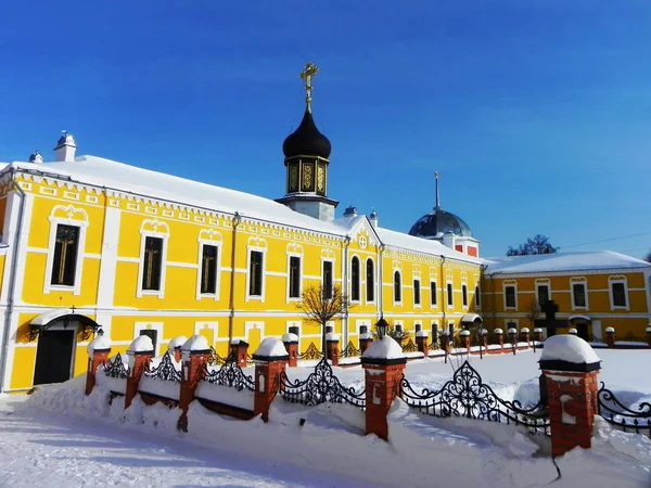 Вознесение Давид Пустынный Монастырь Святое Место Посещаемое Паломниками Всему Миру — стоковое фото