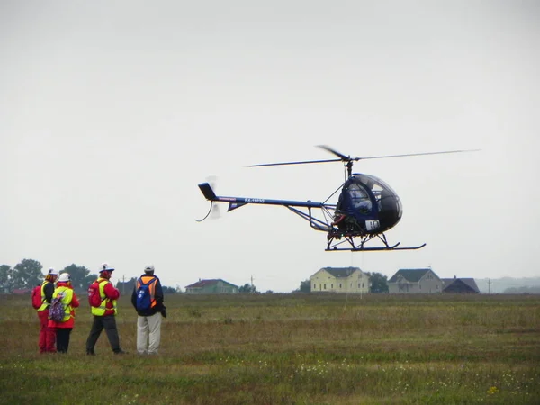 World Championship Helicopter Sports Competitions Helicopter Sports Details Close — Stock Photo, Image