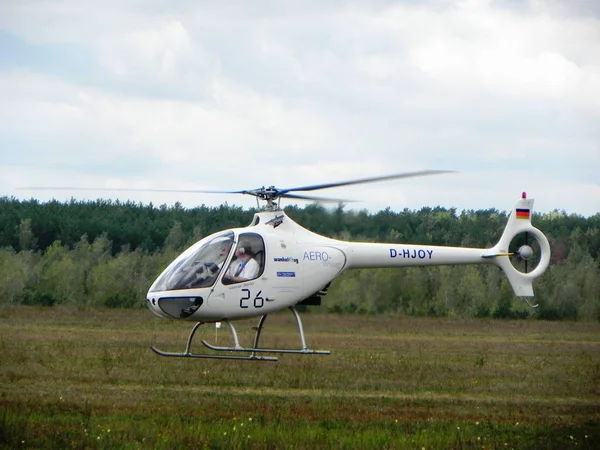 Helicopter Air Helicopter Hovered Air Details Close — Stock Photo, Image